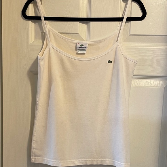 Lacoste Tops - Lacoste Women's Classic White Tank